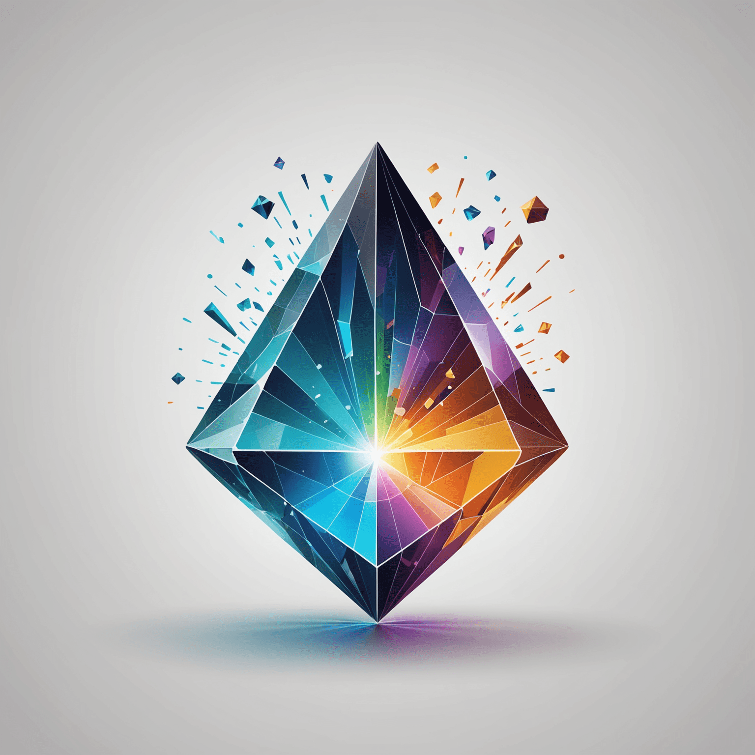 Cow Finance Data Analytics and Visualization Studio logo featuring a stylized glass prism refracting data streams