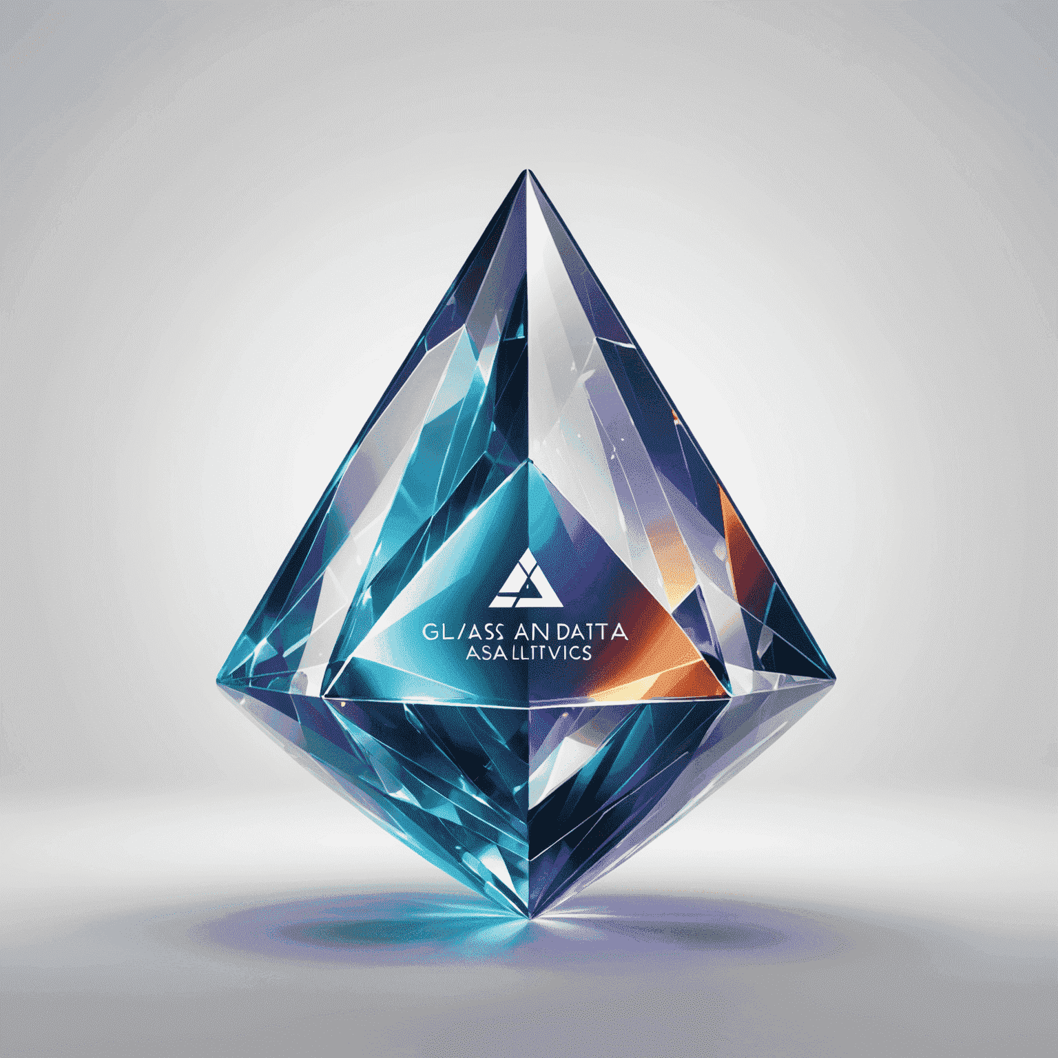 Glass Data Analytics Visualization Labs logo featuring a stylized glass prism refracting data streams