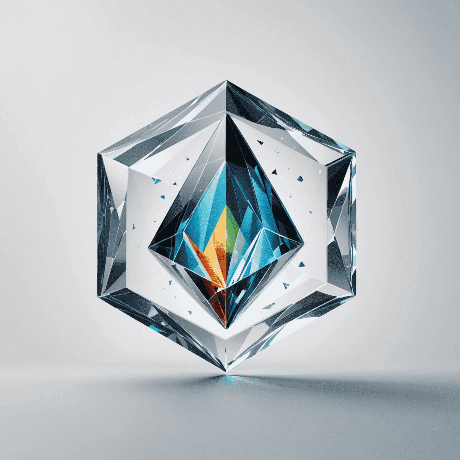 Glass Data Analytics Visualization Labs logo featuring a stylized glass prism refracting data streams